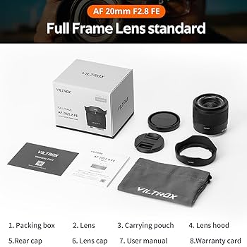Amazon.com : Viltrox 20mm F2.8 AF STM for Sony FE, 157g